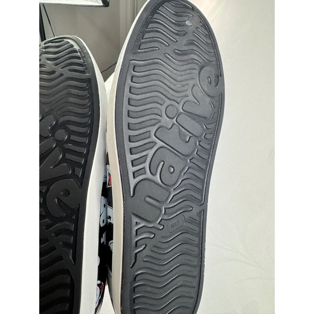 Native Shoes Jefferson Disney Mickey Mouse Print Black Mens Size 12 Slip On EVA
